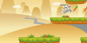 Spiel - Bugs Bunny Hopping Carrot Hunt