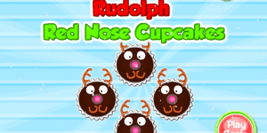 Spiel - Rudolph Red Nose Cupcakes