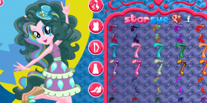 Spiel - My Little Pony Rainbow Rocks Pinkie Pie Dress Up