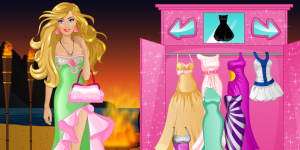 Spiel - Barbie's Date With Ken Dress Up