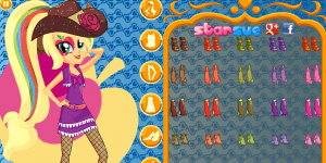 Spiel - My Little Pony Rainbow Rocks Applejack Dress Up