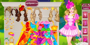 Spiel - Barbies Castle Dress Up