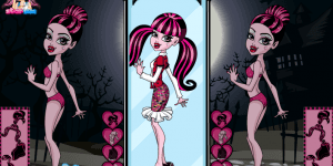 Spiel - Monster High Draculaura Dress Up Challeng