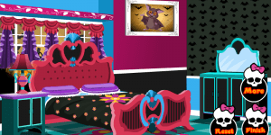 Spiel - Monster High Draculaura Room Deco