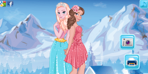 Spiel - Frozen Sisters Dress Up Game Elsa and Anna