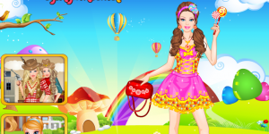 Spiel - Barbie Lollipop Princess Dress Up