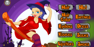 Spiel - Witch Dress Up