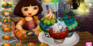 Spiel - Dora Halloween Cupcakes