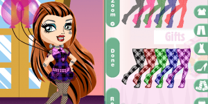 Spiel - Monster High Chibi Frankie Stein Dress Up