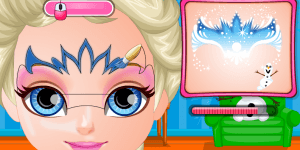 Spiel - Baby Barbie Frozen Face Painting