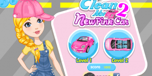 Spiel - Clean My New Pink Car 2