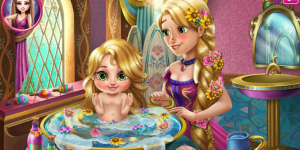 Spiel - Rapunzel Baby Wash