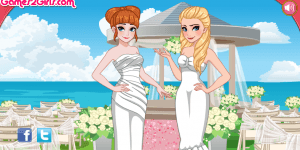 Spiel - Elsa And Anna Bridemaids Dresses