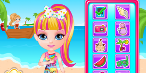 Spiel - Baby Barbie Beach Slacking