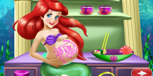 Ariel Pregnant Check-Up