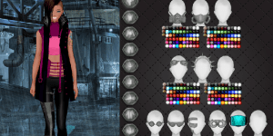 Spiel - Cyberpunk fashion dress up game