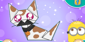 Spiel - Minion Halloween Origami Cat