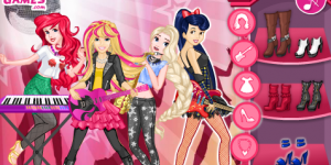 Spiel - Barbie in Disney Rock Band