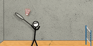Spiel - Stick figure badminton