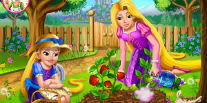 Spiel - Rapunzel Mommy Gardening