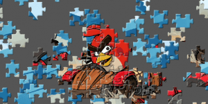 Spiel - Angry Birds Race Puzzle