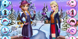 Spiel - Elsa And Anna Winter Dress Up