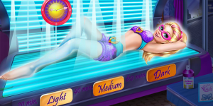 Spiel - Super Barbie Tanning Solarium