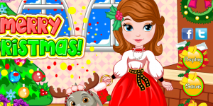 Spiel - Princess Sofia Christmas Dressup