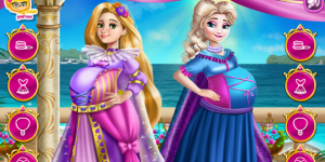 Spiel - Elsa And Rapunzel Pregnant BFFs