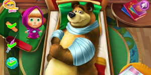 Spiel - Masha & The Bear Injured
