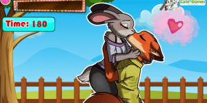 Spiel - Nick and Judy Kissing